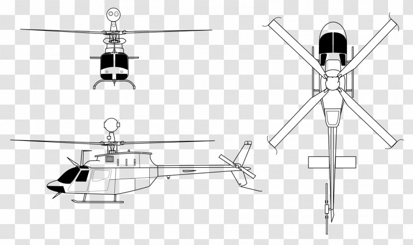 Helicopter Bell 206 Boeing CH-47 Chinook XV-3 Aircraft - Rotorcraft - Helicopters Transparent PNG