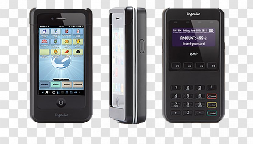Smartphone Feature Phone Payment Terminal Ingenico Handheld Devices Transparent PNG