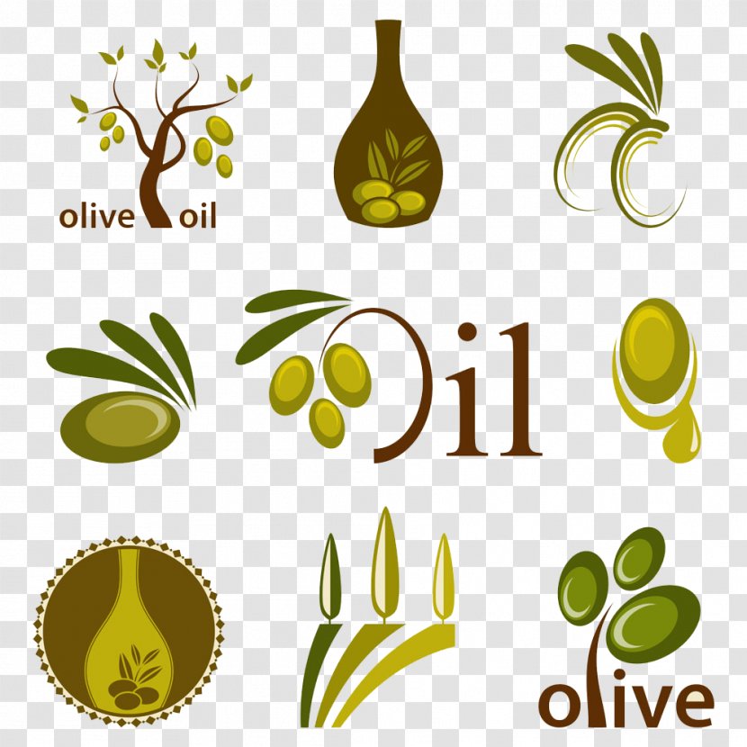 Olive Oil Logo - Fruit - Cartoon Collection Transparent PNG