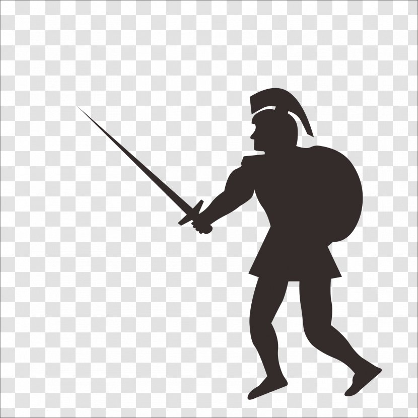 Soldier Gladius Sword Roman Army Clip Art - Military Personal Equipment - Soldiers Transparent PNG