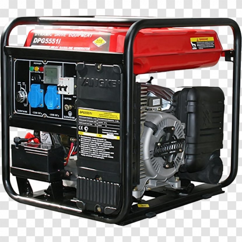 Electric Generator Engine-generator Petrol Engine Power Station Diesel - Singlyfed Machine Transparent PNG
