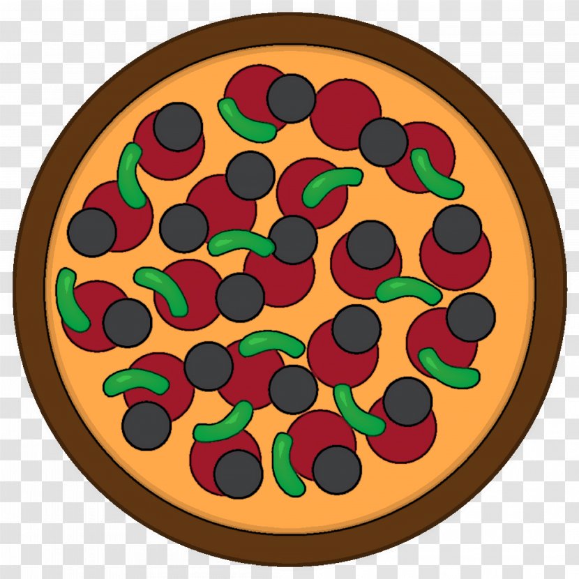 Games Circle Plate Pattern Pepperoni - Tableware Transparent PNG