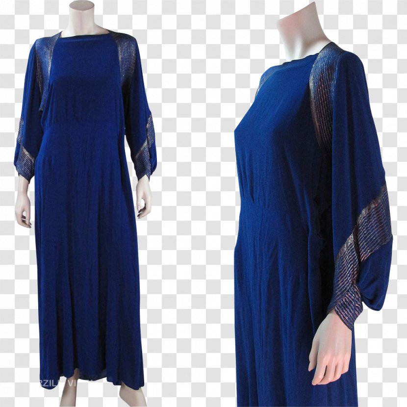 Dress Velvet Formal Wear Evening Gown Clothing - Blue Transparent PNG