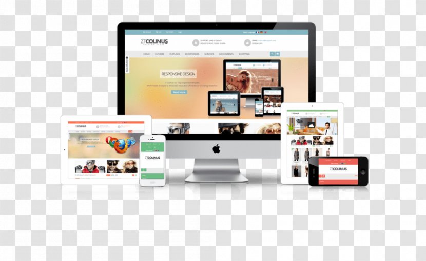 Web Development Responsive Design - Page - Taobao Promotional Copy Transparent PNG