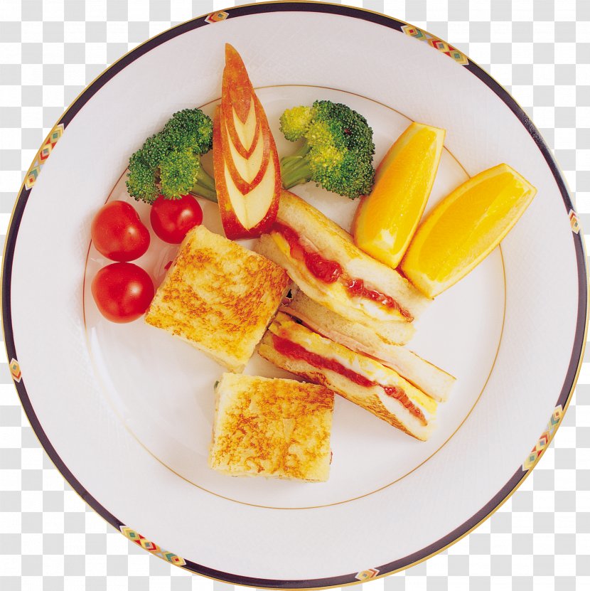 Full Breakfast Butterbrot Food - Recipe - Sandwich Transparent PNG