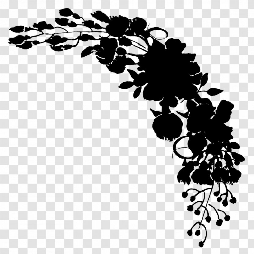 Grape Black & White - M Pattern Font Silhouette Transparent PNG