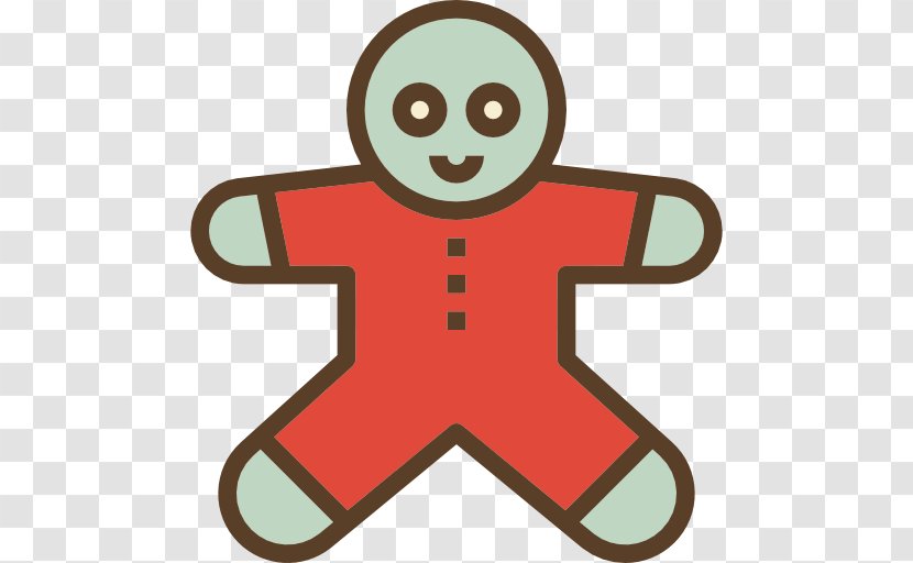 Gingerbread Man - Christmas - Computer Font Transparent PNG