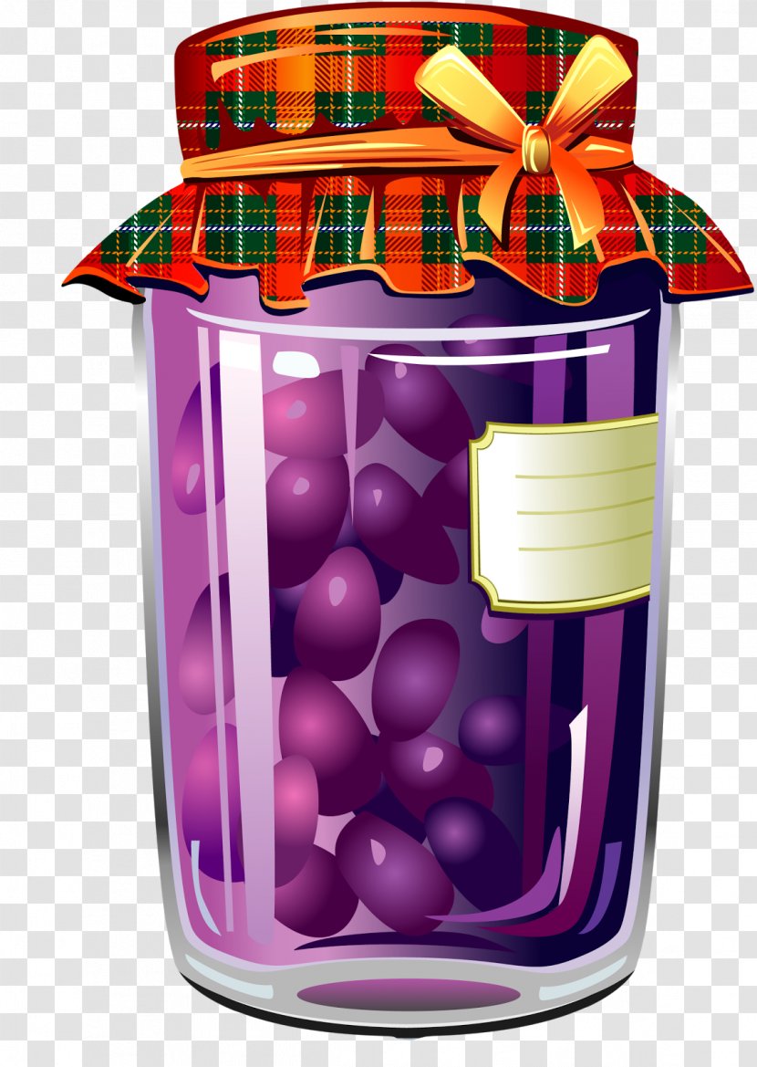 Varenye Marmalade Gelatin Dessert Jam Clip Art - Grapevine Family - Jar Transparent PNG