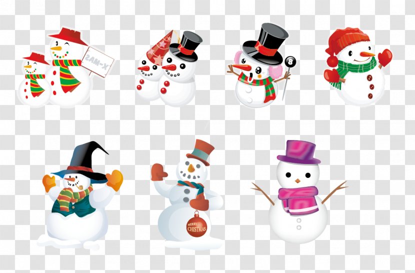 Santa Claus Christmas Snowman Clip Art - Ornament - Cute Transparent PNG