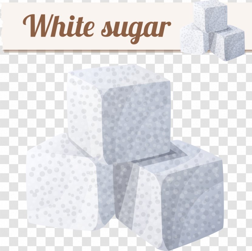 Sugar Cubes Sucrose Illustration - Vector White Transparent PNG