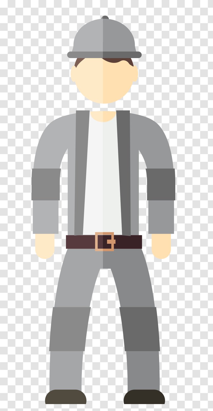 Adobe Illustrator - Male - The Man In Hat Transparent PNG