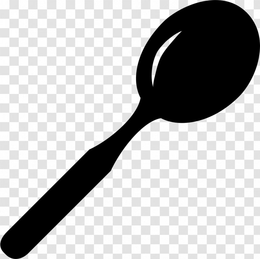 Knife Spoon Kitchen Utensil Fork - Black And White Transparent PNG