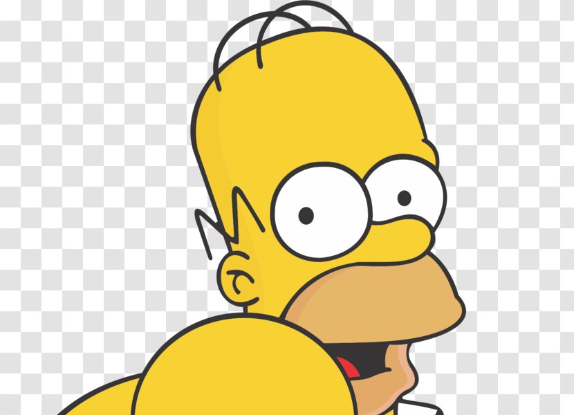 Homer Simpson Marge Bart Lisa - Ducks Geese And Swans - Homero Transparent PNG