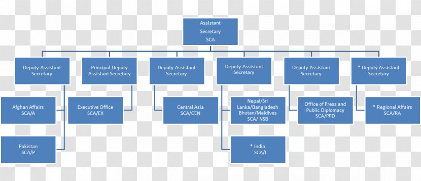 Organization Chart Bureau Of South And Central Asian Affairs Information Project - Management - Title Bar Transparent PNG