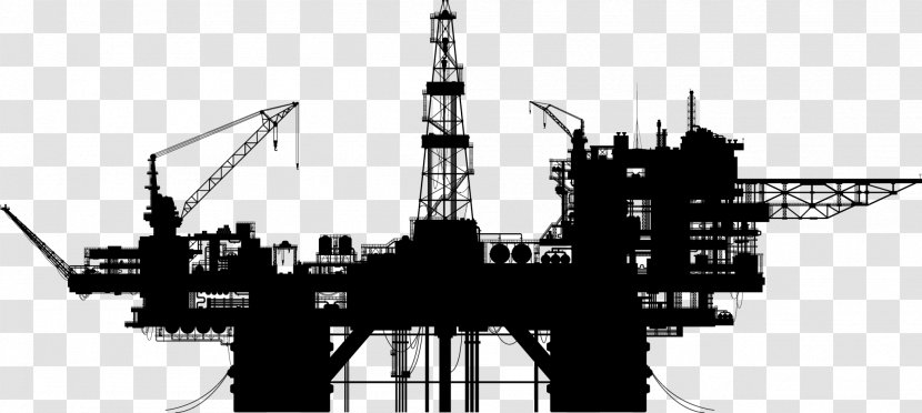 Oil Refinery Platform Petroleum Industry Drilling Rig - Crane Transparent PNG