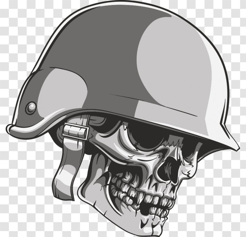 Human Skull Symbolism Motorcycle Helmets - Skeleton Transparent PNG