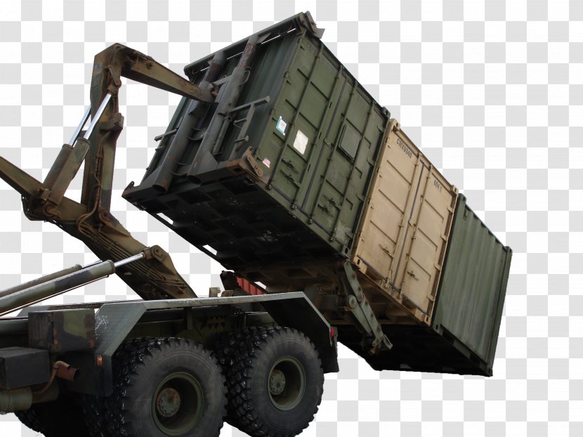 Intermodal Container Transport Military Vehicle Cargo - Crane Transparent PNG