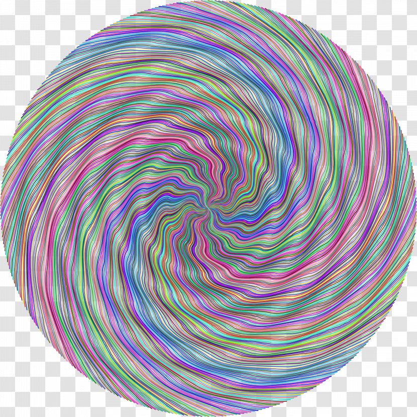Purple Violet Circle Line - Vortex Transparent PNG