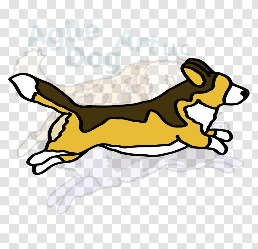Smooth Collie Piebald Herding Clip Art - Yellow - Dog Like Mammal Transparent PNG