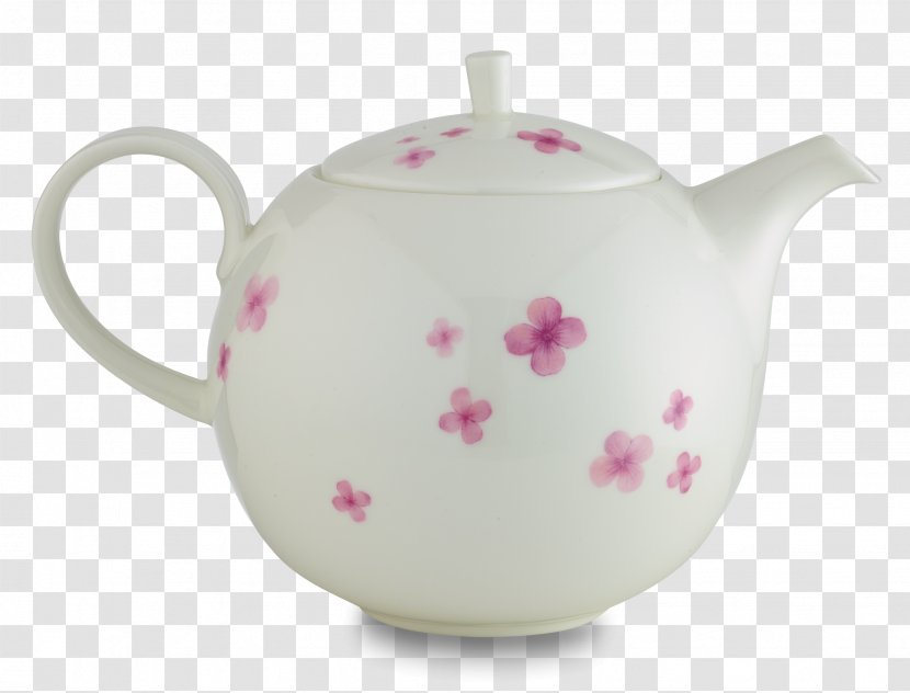 Tableware Jug Mug Ceramic Teapot - Tennessee - Scattered Petals Transparent PNG