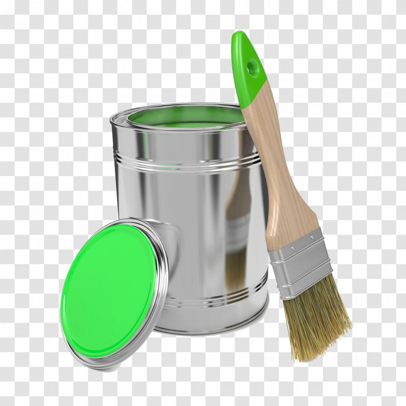 Painting Paintbrush Photography Illustration - Drawing - Water-based Paint Bucket Transparent PNG