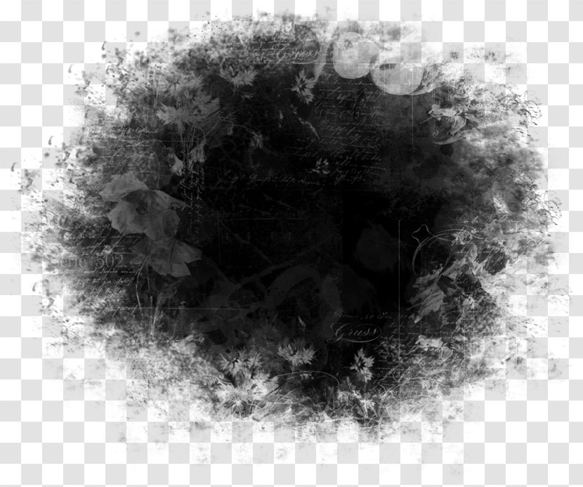 Ink - Monochrome - Wash Painting Transparent PNG