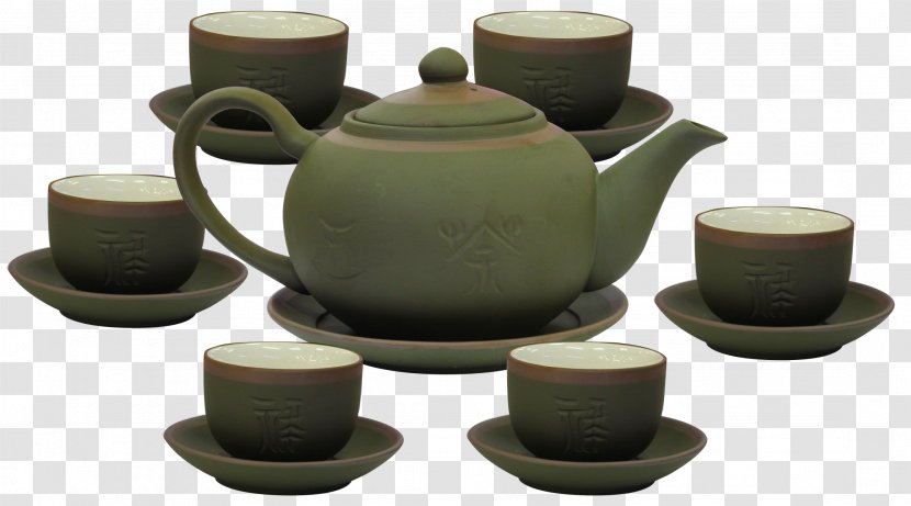 Ceramic Teapot Pottery Bát Tràng - Tea - Họa Tiết Cổ điển Transparent PNG