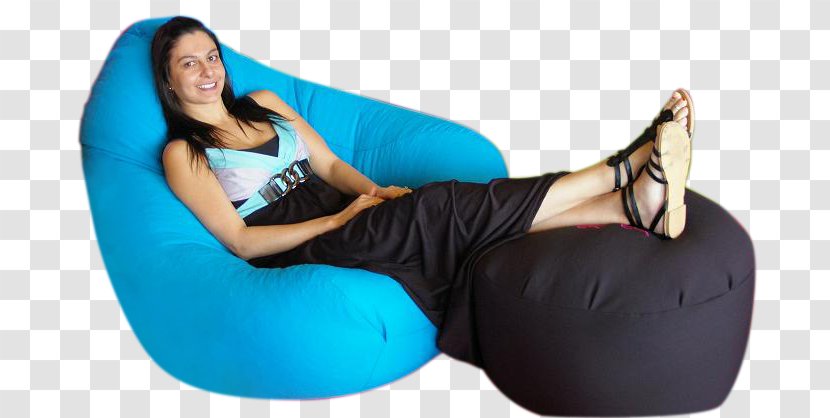 Bean Bag Chairs Furniture Sitting - Foot Rest Transparent PNG