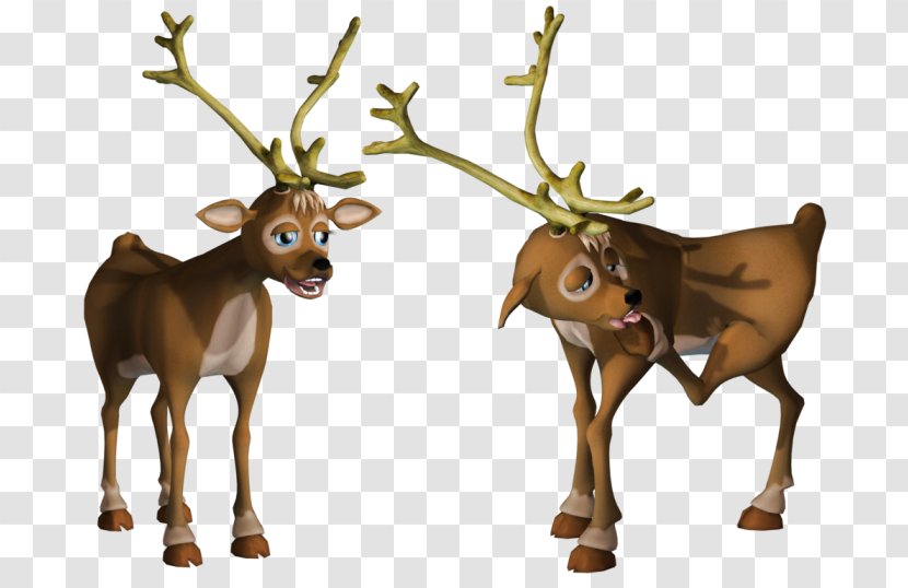 Reindeer Rudolph Elk Christmas Transparent PNG