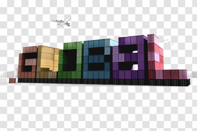 Paper Intermodal Container Business Company Freight Transport - Architecture - Property Real Estate AdvertisingContainer Transparent PNG