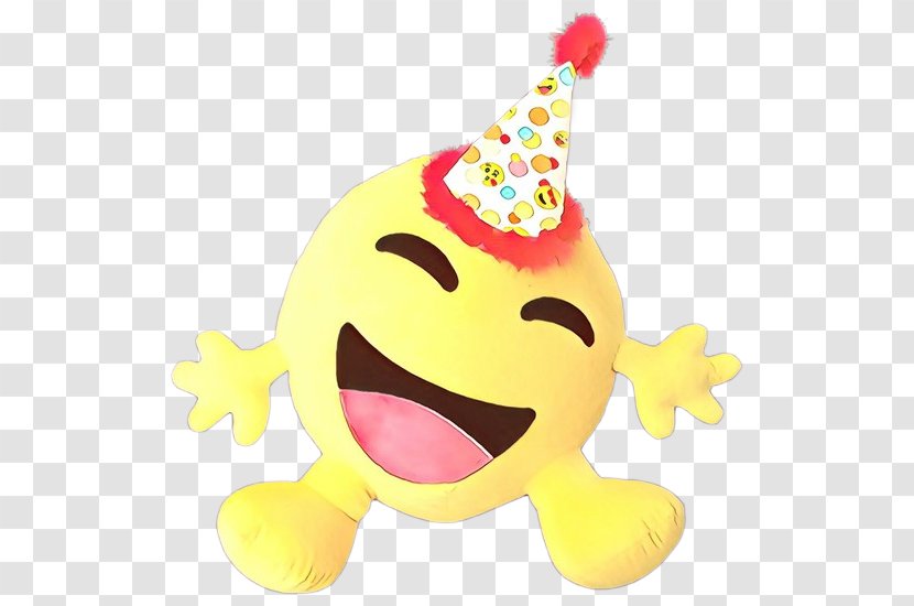 Party Hat - Yellow - Baby Toys Stuffed Toy Transparent PNG
