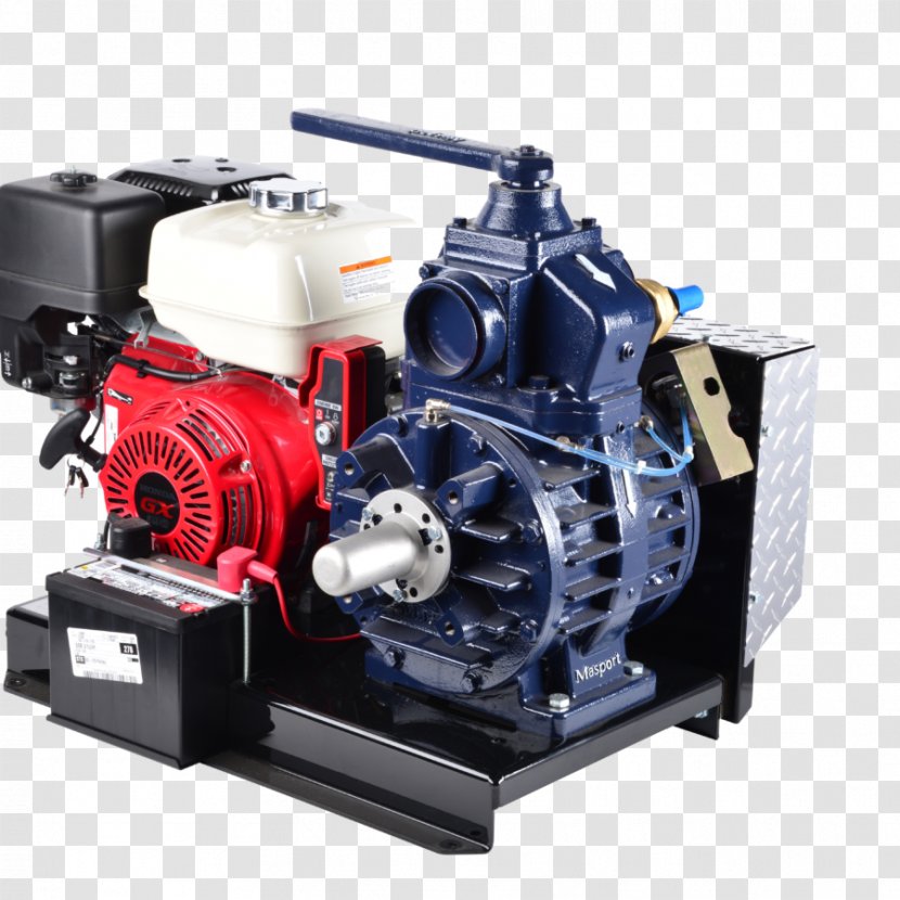 Vacuum Pump Truck Machine Hydraulic Drive System - Engine Transparent PNG