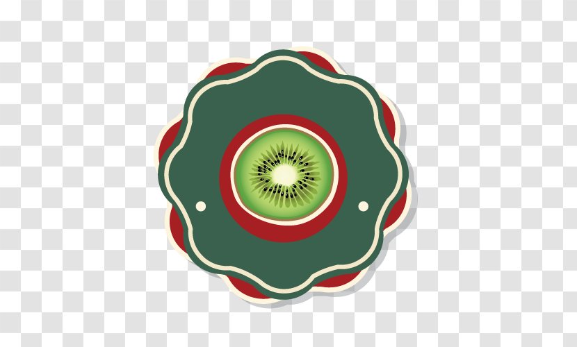 Kiwifruit Logo Icon - Food - Vintage Fruit Border Transparent PNG