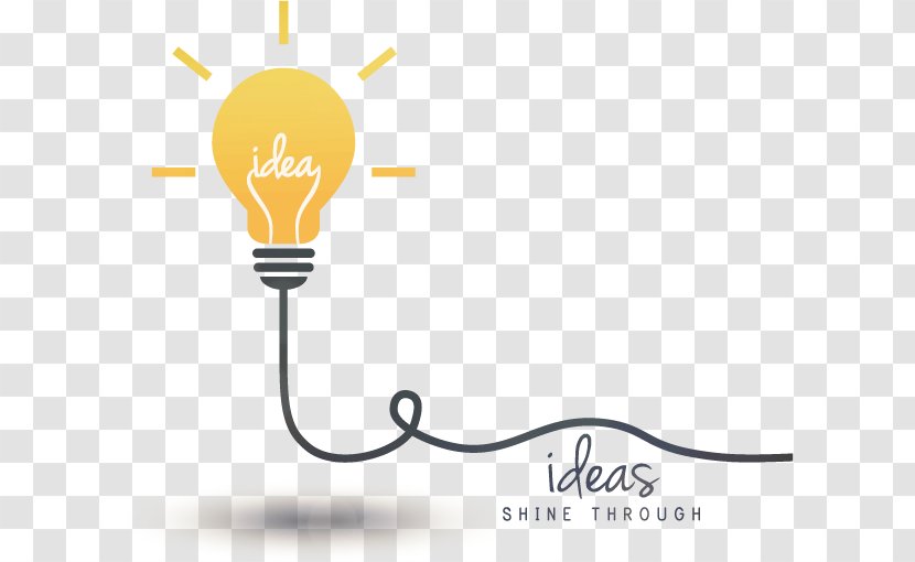 Idea Creativity Concept Incandescent Light Bulb - Electric - Vector Transparent PNG