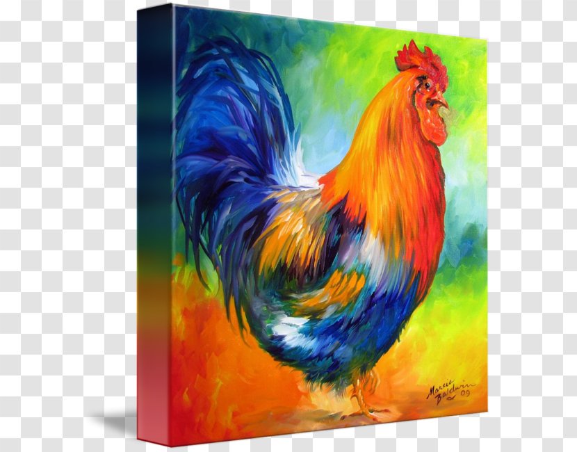 Art Oil Painting Rooster Imagekind Transparent PNG