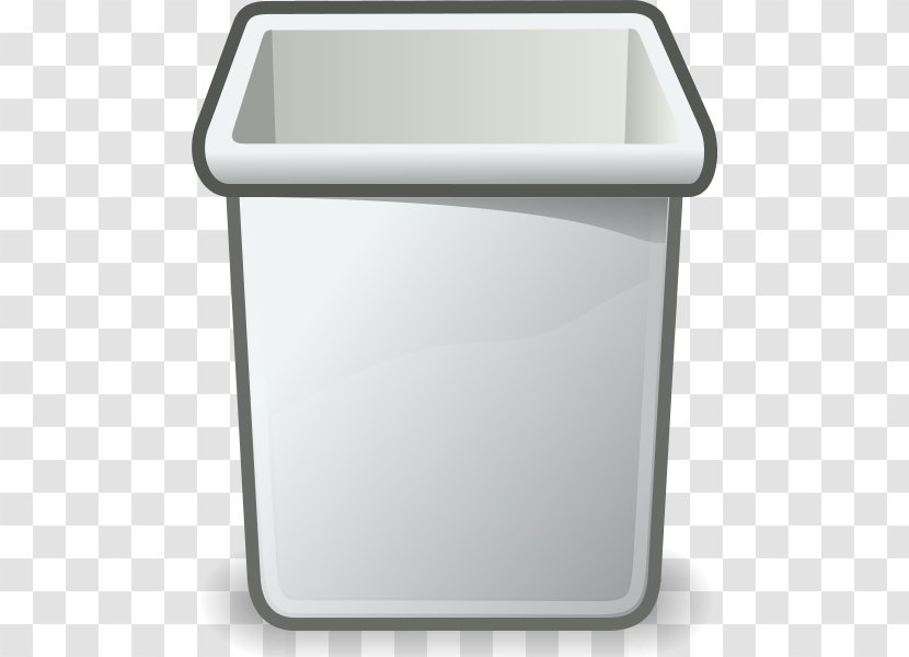 Waste Container Paper Clip Art - Rectangle - Trash Cliparts Transparent PNG