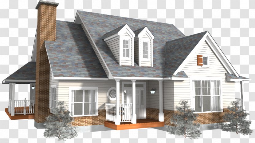 Window Property House Facade Roof - Cottage Transparent PNG