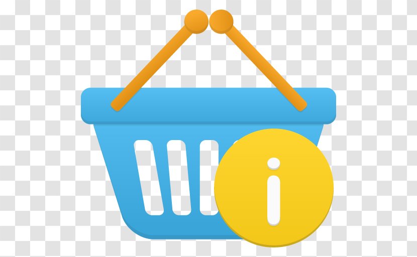 Area Text Brand Material - Yellow - Shopping Basket Info Transparent PNG