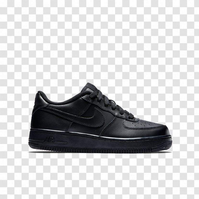 Nike Air Max Force 1 Shoe Sneakers - Black Transparent PNG