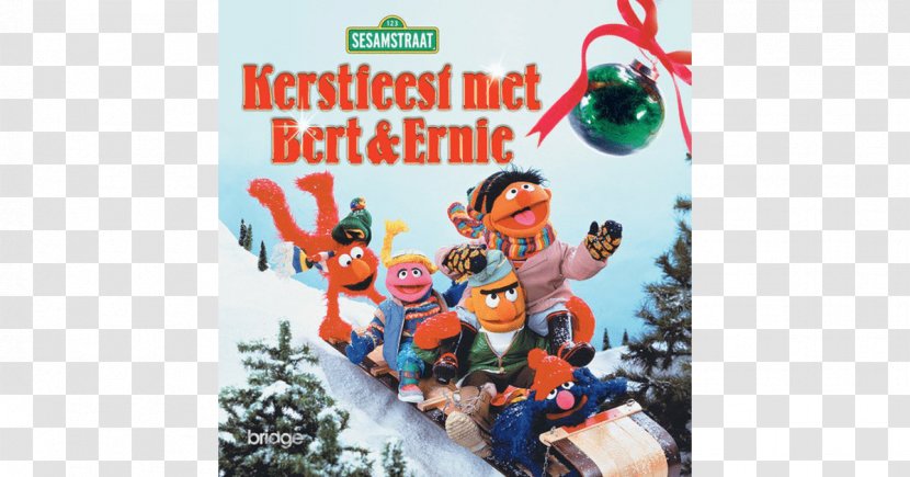 Kerstfeest Met Bert & Ernie Sesamstraat Christmas Day Album - Tree - And Transparent PNG