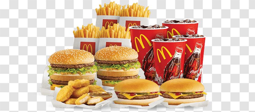 Fast Food Church's Chicken McDonald's Big Mac Hamburger - Dish - Meal Transparent PNG