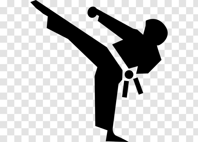 Martial Arts Karate Kick Clip Art - Blog - Cliparts Transparent PNG