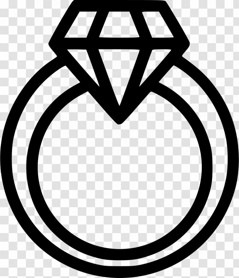 Clip Art Ring Diamond - Symbol Transparent PNG