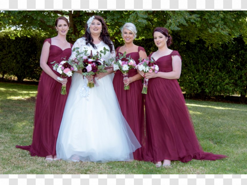 Wedding Dress Floral Design The Bridesmaid - Watercolor Transparent PNG