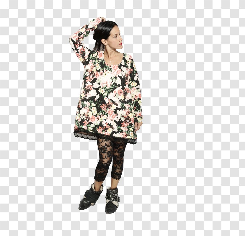 Outerwear Shoulder Leggings Sleeve Costume - Flower Face Transparent PNG
