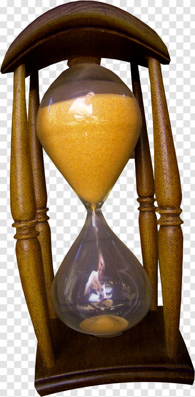 Hourglass Clock Gratis - Retro Material Free To Pull Transparent PNG