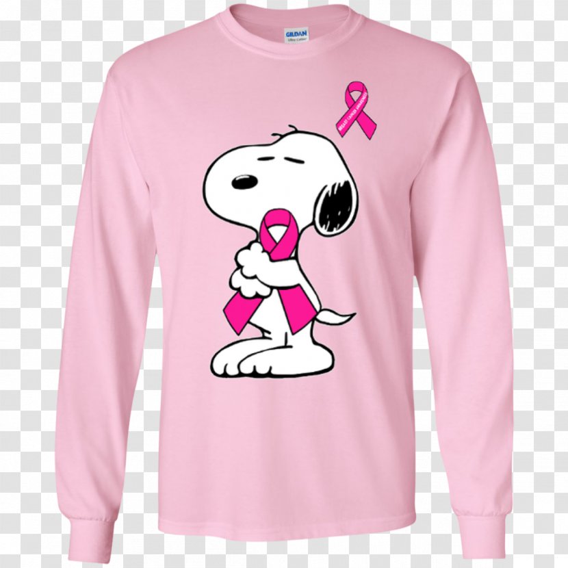 Long-sleeved T-shirt Hoodie Clothing - Flower - Cancer Awareness Transparent PNG