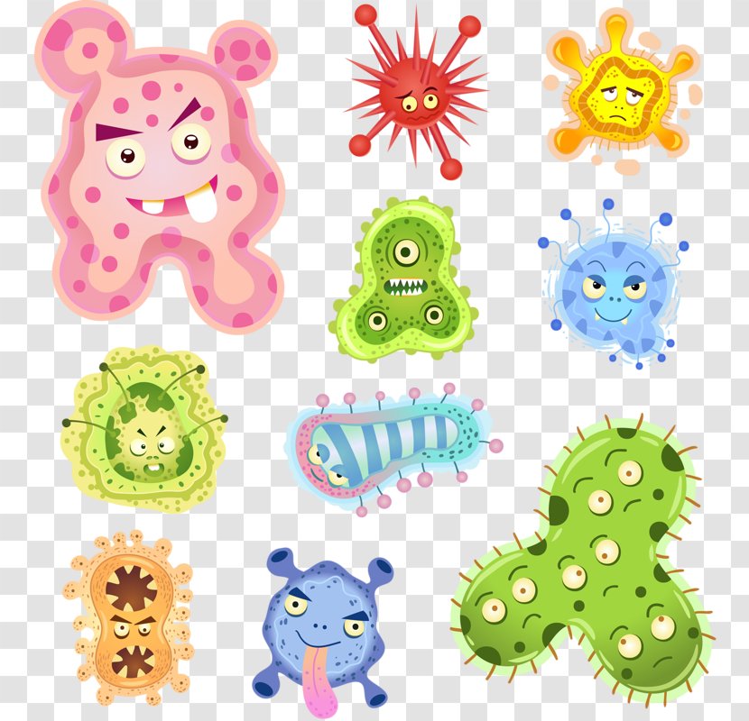 Bacteria Microorganism Virus Infection - Toy - Microscopic Transparent PNG
