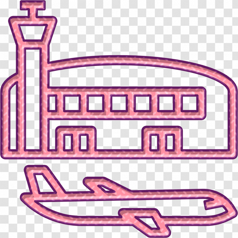 Building Icon Airport Icon Transparent PNG