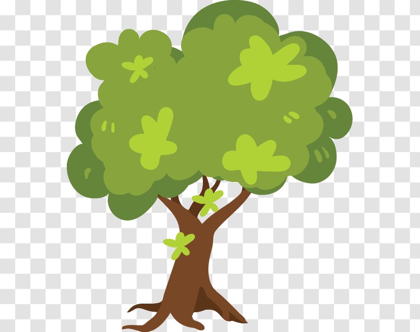 Shrub Clip Art - Branch - Cartoon Vector Green Trees Transparent PNG